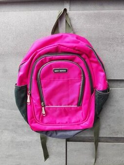 Růžovo-šedý batůžek