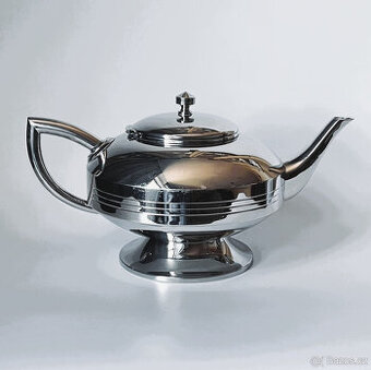 Art Deco Velká nerezová konvice 1.4l