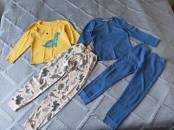 2x dětské pyžamo, 122/128