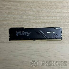 RAM Kingston Fury Beast Black 8GB DDR4 3200 CL16 - 1