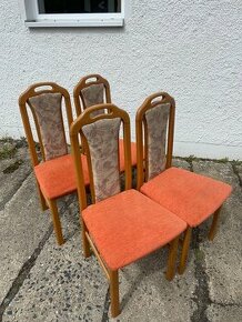 4 krásné čalouněné židle