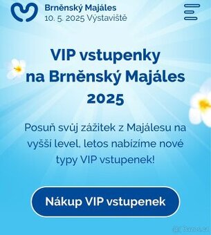 Brněnský Majáles - koupím vstupenky VIP/GOLD
