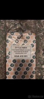 Škoda Fabia dekorativní fólie B-sloupků