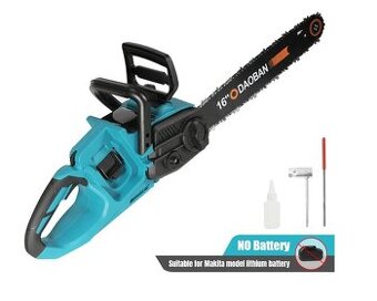 Aku řetězová pila 16" pro 2ks Makity baterie 18V