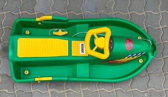 Plastový bob zelený - Plastkon Snow Boat
