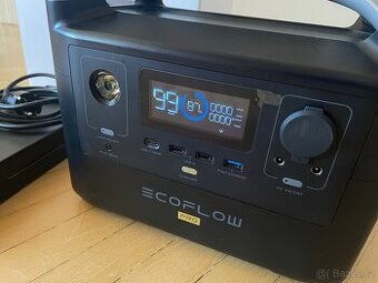 Prodám EcoFlow RIVER 600 PRO – téměř nepoužitá, skvělý stav