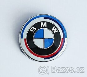 BMW přední i zadní znak 50th Anniversary 82mm