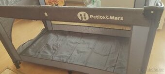 Cestovní postýlka PETITE&MARS Koot - Lion Grey