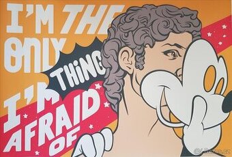 Pasta Oner I’m the Only Thing I’m Afraid of 2021 serigrafie