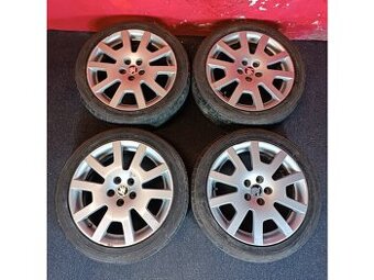 ALU disky Škoda 5x100 R16 s letními pneu 205/45 R16