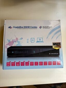 AB CryptoBox 652HD Combo – DVB-S2 + DVB-T2/C přijímač
