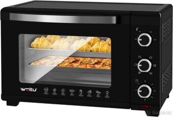 Mini trouba WOLTU s knoflíky, 32 l pečící trouba