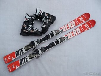 Detske lyže STOCKLI - 110cm + boty ROSSIGNOL 35 eu - SET 24/