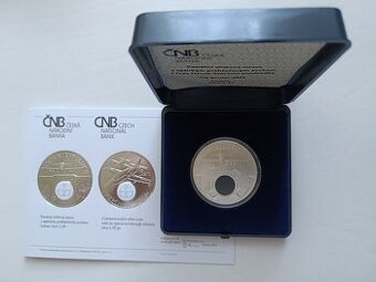 Pamětní mince 500Kč Cvičný letoun Aero L-39 Albatros bk