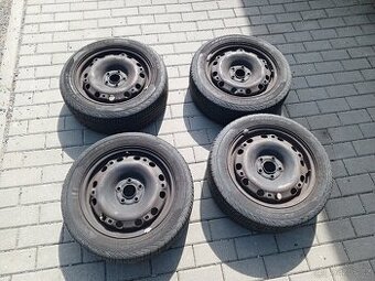 Prodám ocelové disky s pneu letní
