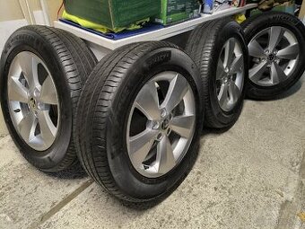 ALU kola Škoda Kodiaq 5x112 r17 Originál,NOVÉ 99% Michelin