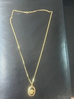 Zlatý řetízek 14K/585 s hlavou medůzy