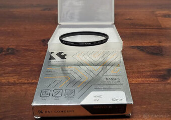 UV filtr K&F Concept NANO-K HMC 62mm Slim - nový