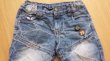 KRAŤASY (šortky) CHLAPECKÉ vel.128. Riflové  (džínové).