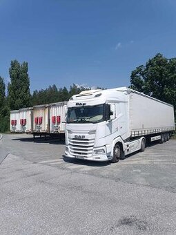 Prodám tahač s návěsem i s PRACÍ - 1