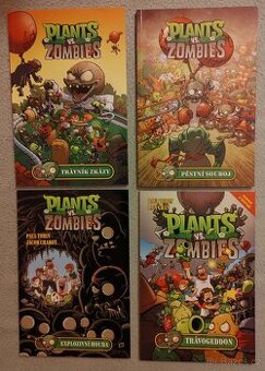 4 x Plants vs. Zombies (paperback komiksy)