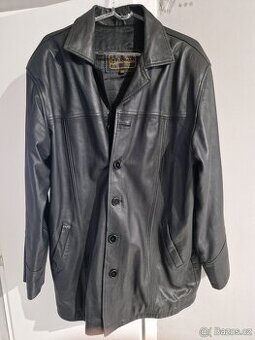 ✨ LUXUSNÍ PÁNSKÁ KOŽENÁ BUNDA – SHIC SKINN ✨ 🖤 TOP STAV