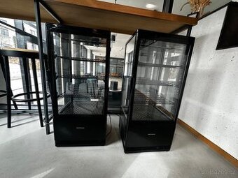 Profesionální chladicí vitrína na dezerty – 78 l (2 ks)