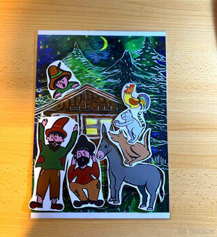 Aktivita Brémští muzikanti (A4, suchý zip)