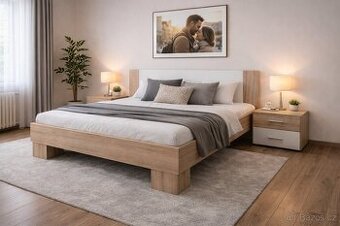 Postel s nočními stolky NOVÁ