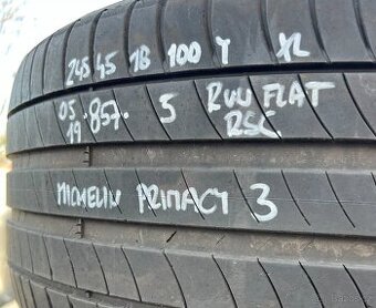 245/45 R18 100Y XL RunFlat letní pneu Michelin Primacy3 0519
