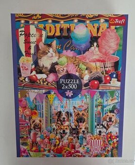 Puzzle 2x 500 dílků