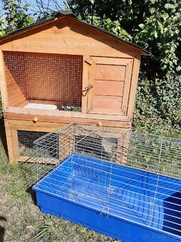 Klec a domeček pro morče nebo králíčka