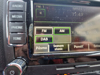 autorádio škoda Columbus 510 Dab tuner