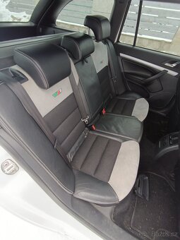 Autosedačky, sedačky Škoda Octavia 2 RS (zadní vyhřívání)
