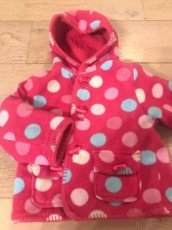 Dětskou bundu s kapucí pro holčičku 12 -18 měsíců - 1