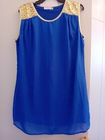 modré šaty