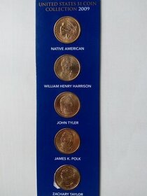 United states $1 coin collection 2009