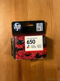 barevná cartrige HP 650