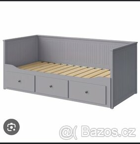 IKEA Hemnes rozkládací postel - šedá