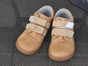 Dětské kožené barefoot boty JONAP Camel vel. 30