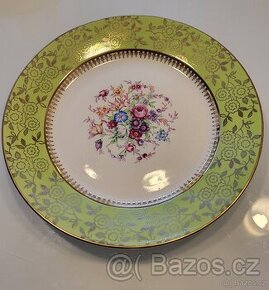 PORCELÁNOVÝ TALÍŘ, STARÁ ROLE, PERFEKTNÍ STAV