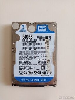 2,5" hard disk 640gb - 1
