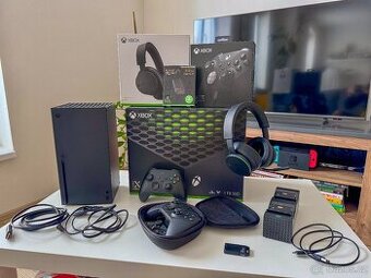Xbox Series X – kompletní balení s příslušenstvím