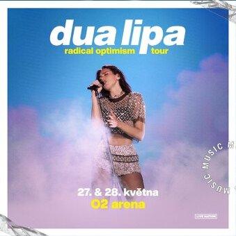 Dua Lipa Praha 28.5.2025