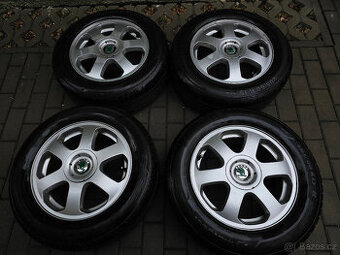 ALU kola disky Škoda 5x100 Octavia I R15 ET43 6,5J