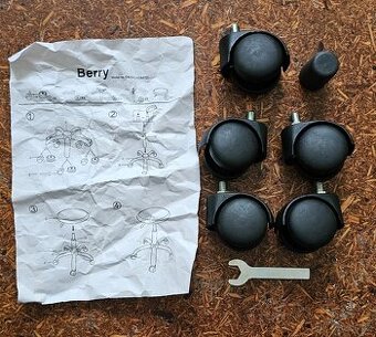 Nová kolečka k točicí židli Berry EA(WY)-103(112)