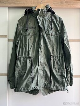 Dámská khaki parka na přechodné období zn. Gate - 1