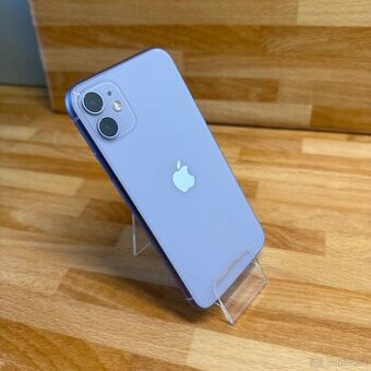 iPhone 11 64GB, fialový, 100% baterie (13 měsíců záruka)
