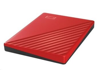 WD My Passport Portable 2TB, Externí HDD, USB 3.0, červená