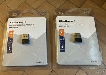 Qoltec mini wireless USB adaptér, nový, nepoužitý, cena za k